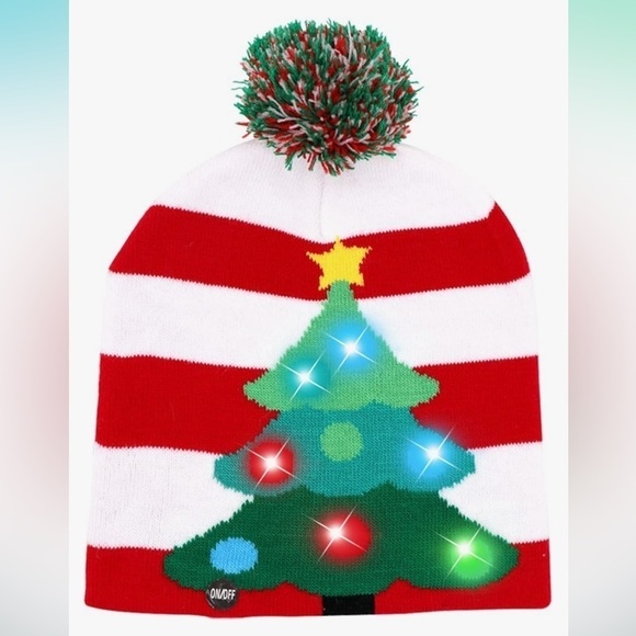 NEW light-up Christmas beanie - Picture 1 of 4